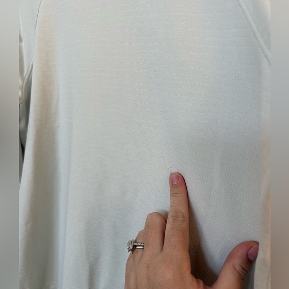 Lululemon Long Sleeve Shirt Size 6 Gray Beige - Picture 4 of 4